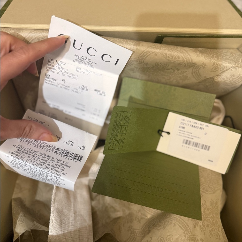 Gucci Brown and Red Crossbody Bag - Picture 9 of 10